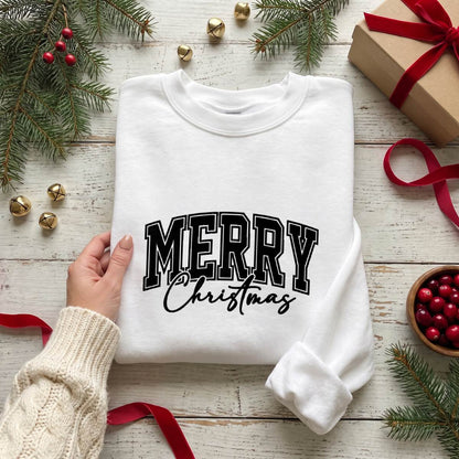 Personalized Name Christmas Varsity Shirt, Custom T-Shirt, Sweatshirt & Hoodie