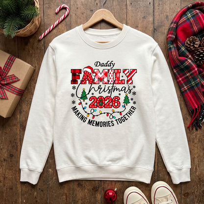 Mommy and Daddy Family Christmas Shirt, Matching Holiday T-Shirt, Sweatshirt & Hoodie