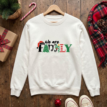 We Are Family Christmas Shirt, Matching Family T-Shirt, Sweatshirt & Hoodie, Holiday Group Outfit