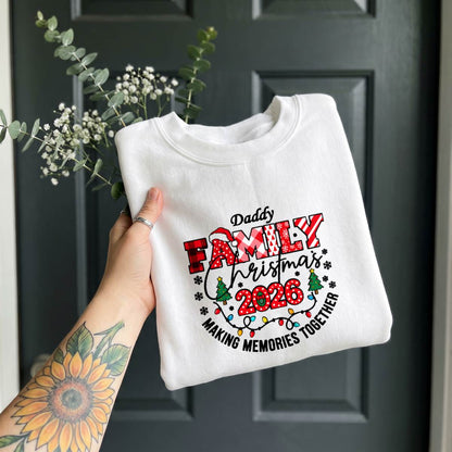 Mommy and Daddy Family Christmas Shirt, Matching Holiday T-Shirt, Sweatshirt & Hoodie