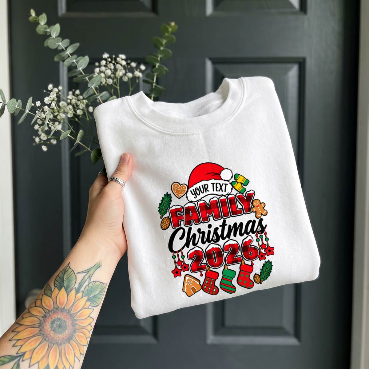 Personalized Family Christmas 2026 Shirt, Custom Family Name T-Shirt, Sweatshirt & Hoodie (Copy)