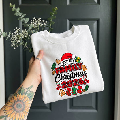 Personalized Family Christmas 2026 Shirt, Custom Family Name T-Shirt, Sweatshirt & Hoodie (Copy)
