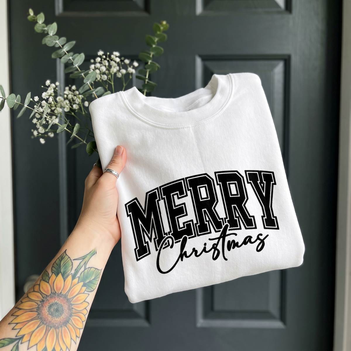 Personalized Name Christmas Varsity Shirt, Custom T-Shirt, Sweatshirt & Hoodie