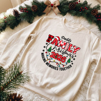 Mommy and Daddy Family Christmas Shirt, Matching Holiday T-Shirt, Sweatshirt & Hoodie