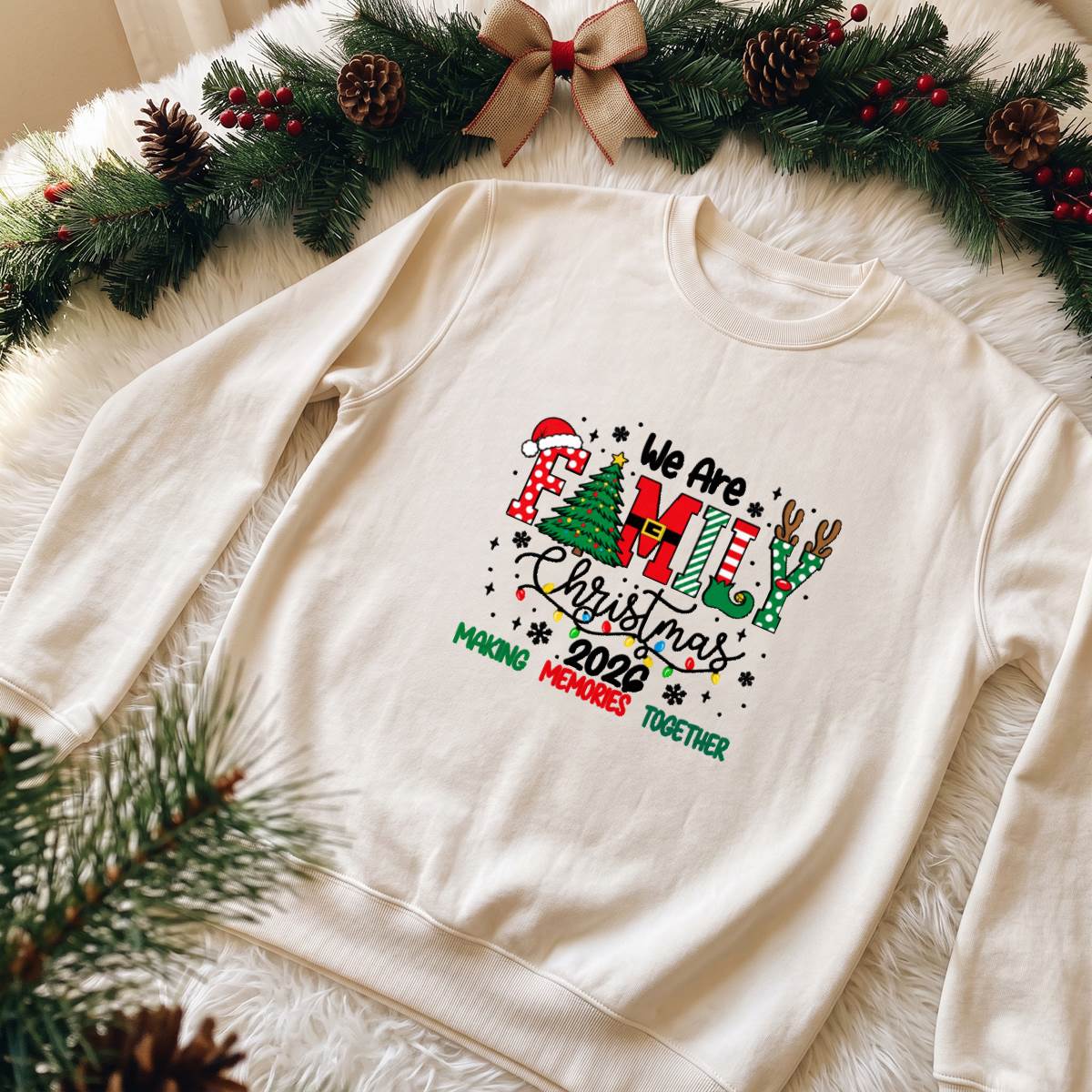 We Are Family Christmas Shirt 2026, Matching Holiday T-Shirt, Sweatshirt & Hoodie