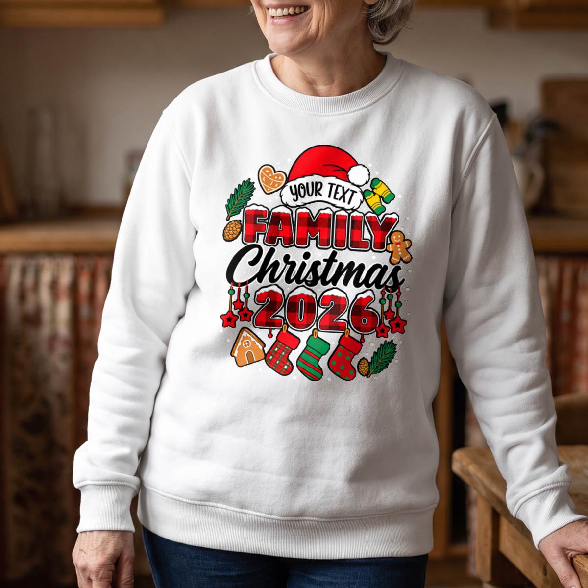 Personalized Family Christmas 2026 Shirt, Custom Family Name T-Shirt, Sweatshirt & Hoodie (Copy)