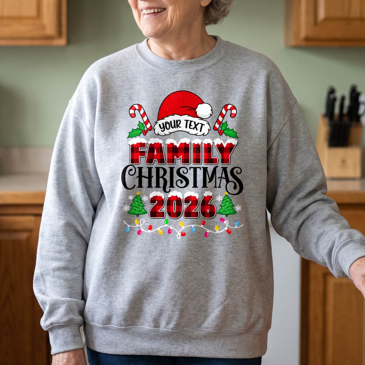 Personalized Family Christmas 2026 Shirt, Custom Family Name T-Shirt, Sweatshirt & Hoodie