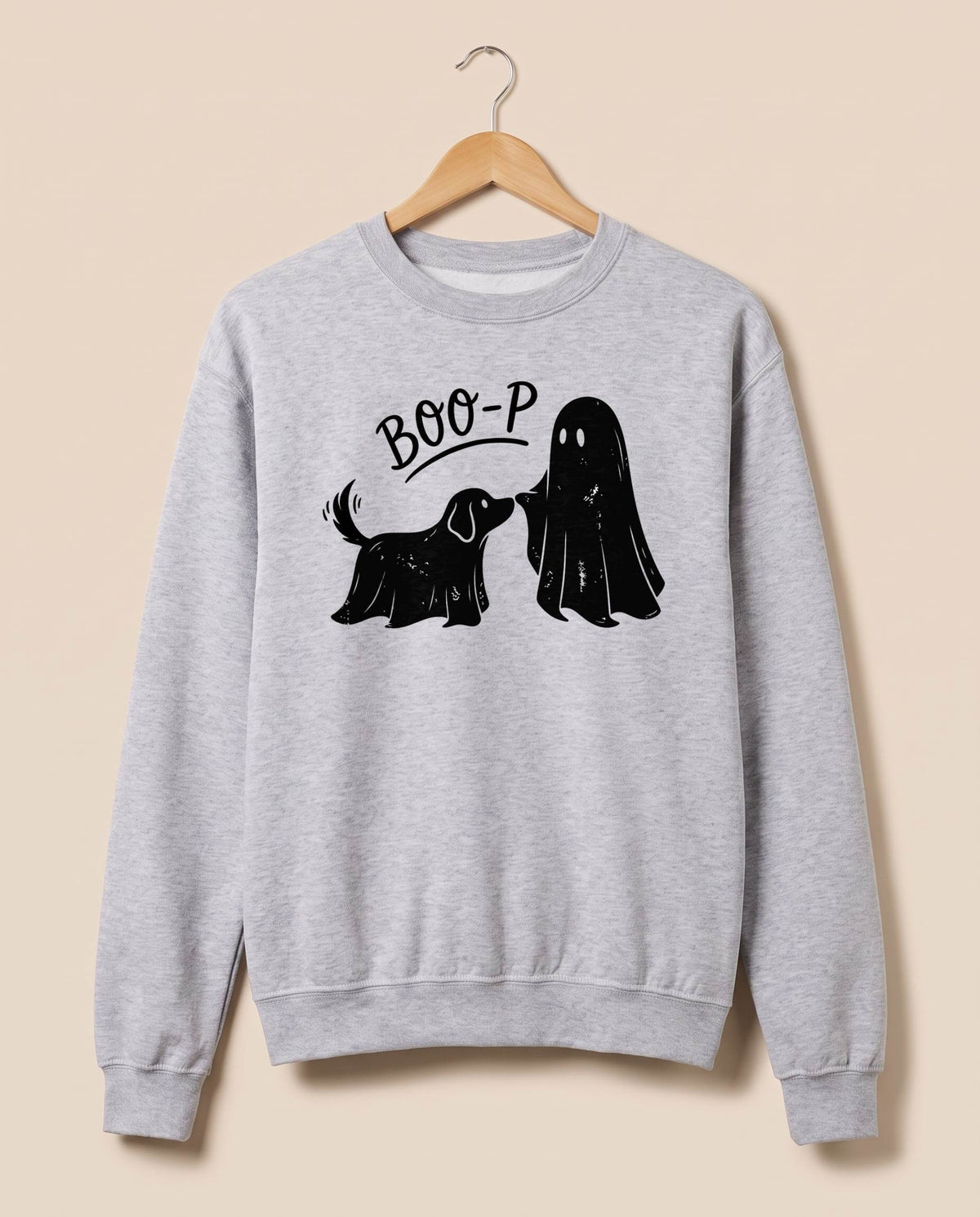 Funny Boo-P Halloween Dog Shirt, Cute Ghost Dog T-Shirt, Spooky Sweatshirt & Hoodie, Unisex Halloween Gift