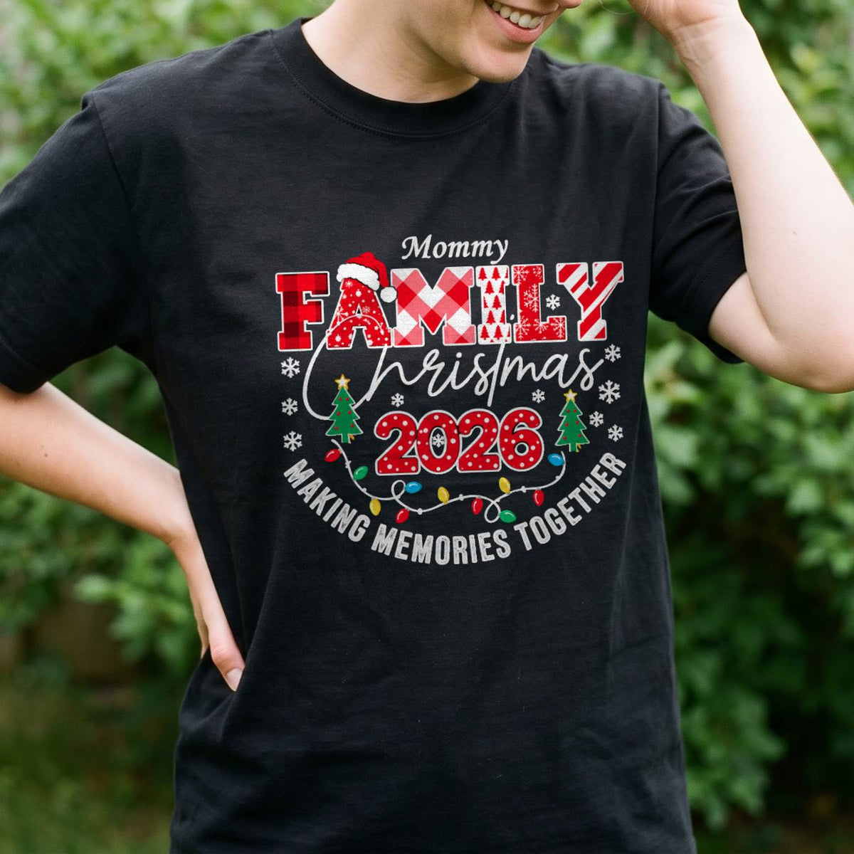 Mommy and Daddy Family Christmas Shirt, Matching Holiday T-Shirt, Sweatshirt & Hoodie
