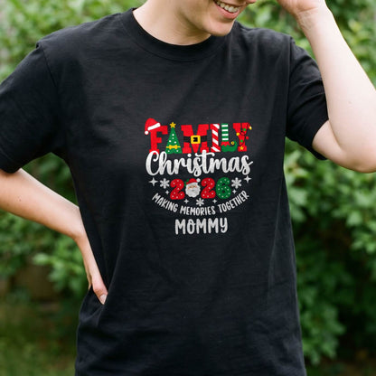 Personalized Family Christmas Shirt 2026, Custom Name Holiday T-Shirt, Sweatshirt & Hoodie