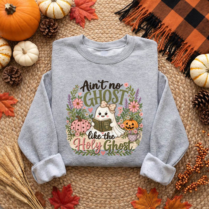 Ain’t No Ghost Like the Holy Ghost Shirt, Christian Halloween T-Shirt, Unisex Sweatshirt & Hoodie, Faith Gift