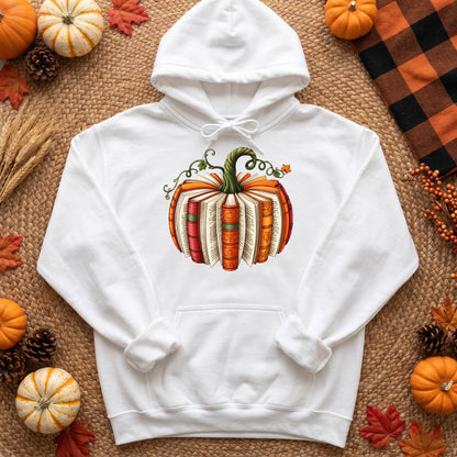 Book Pumpkin Shirt for Grandma & Grandpa, Fall Book Lover T-Shirt