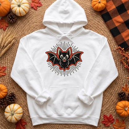 Vintage Bat Halloween Shirt, Cute Retro Bat T-Shirt, Spooky Season Sweatshirt & Hoodie, Unisex Halloween Gift