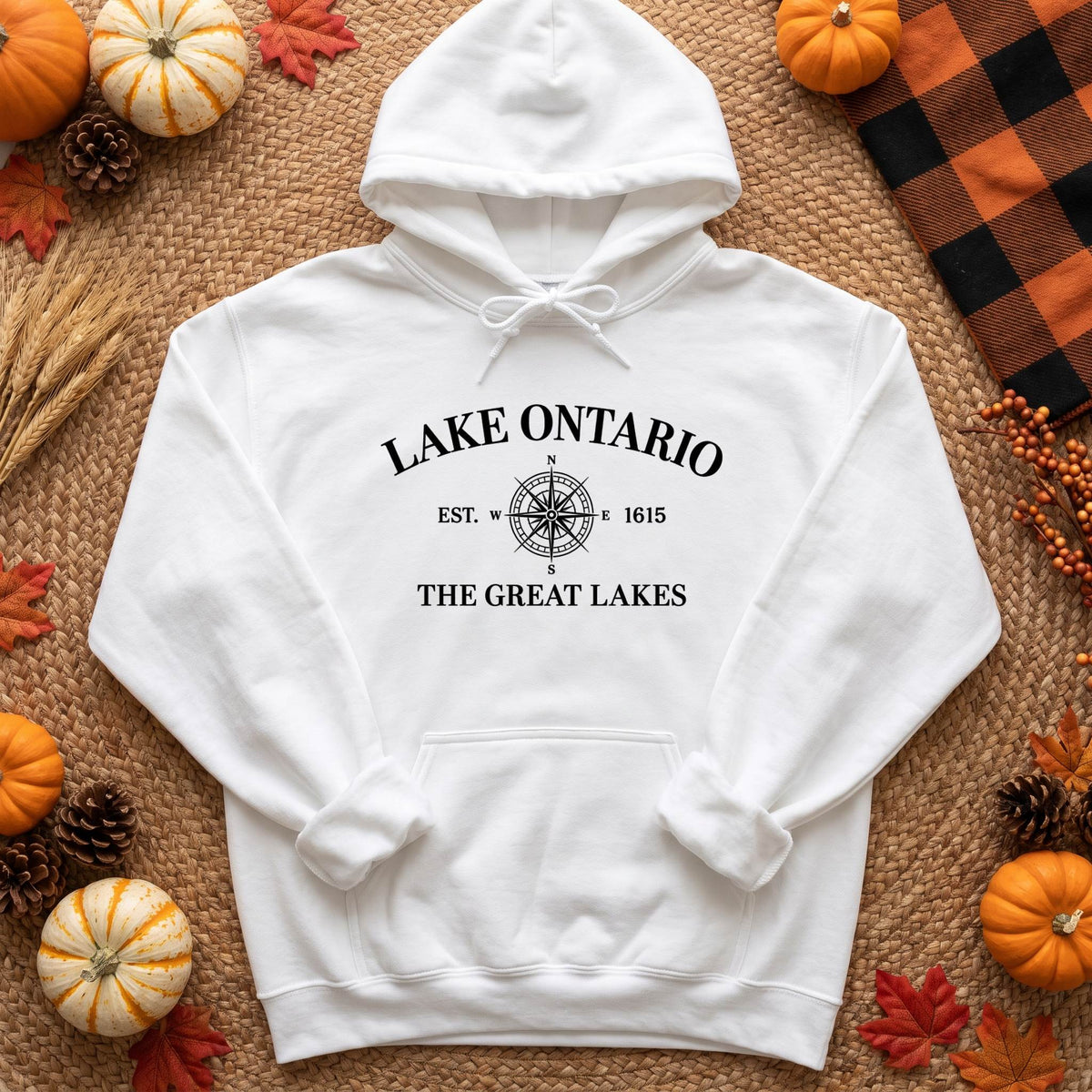 Lake Ontario The Great Lakes Shirt, Vintage Compass T-Shirt, Unisex Sweatshirt & Hoodie, Lake Lover Gift
