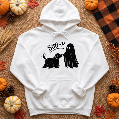 Funny Boo-P Halloween Dog Shirt, Cute Ghost Dog T-Shirt, Spooky Sweatshirt & Hoodie, Unisex Halloween Gift
