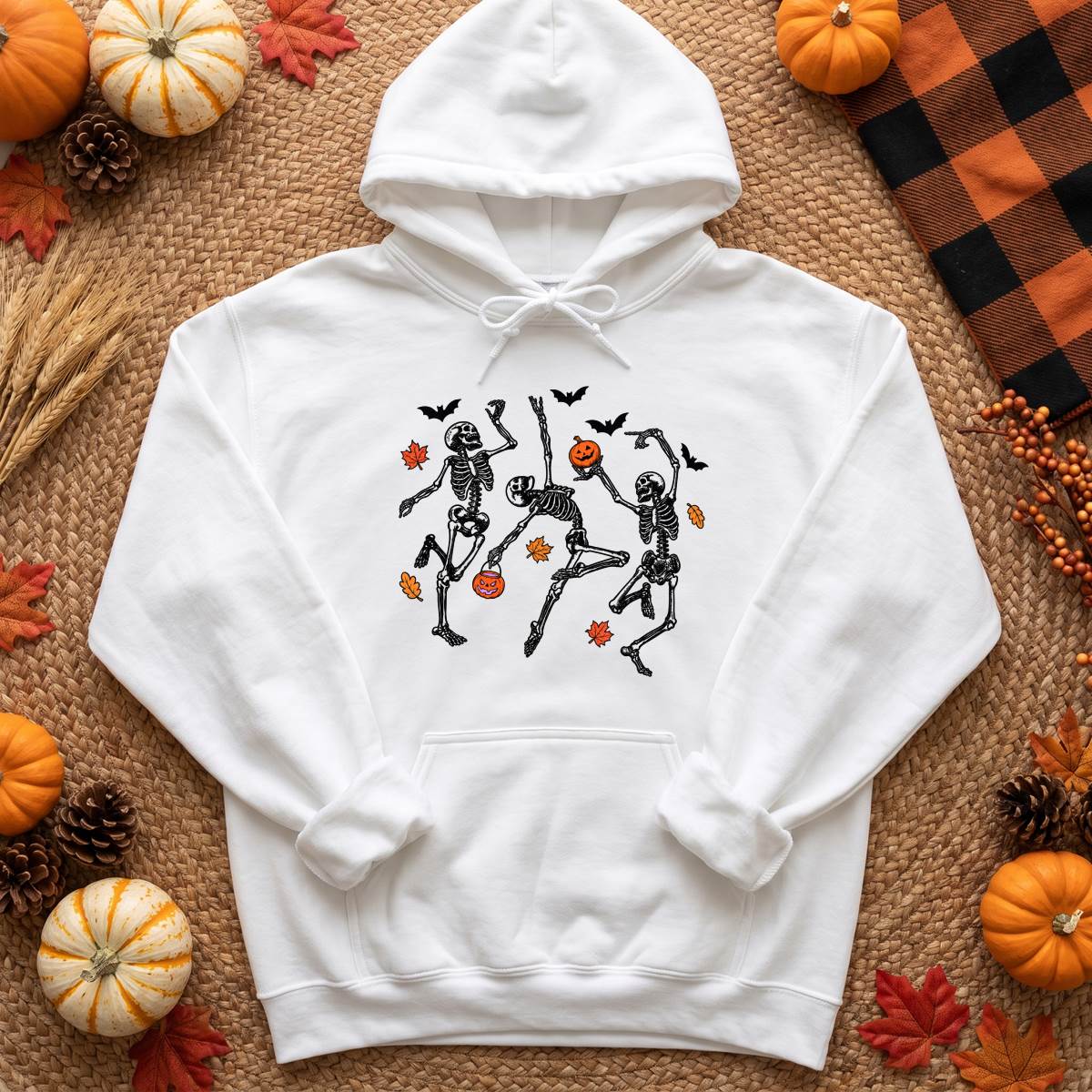 Dancing Skeletons Halloween Shirt, Funny Spooky T-Shirt, Unisex Sweatshirt & Hoodie, Halloween Gift