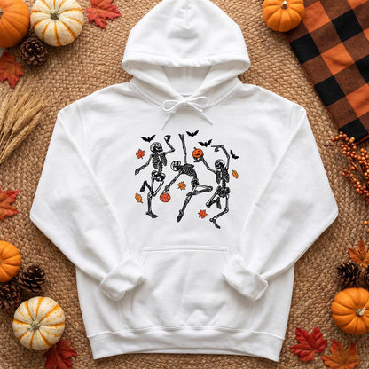 Dancing Skeletons Halloween Shirt, Funny Spooky T-Shirt, Unisex Sweatshirt & Hoodie, Halloween Gift