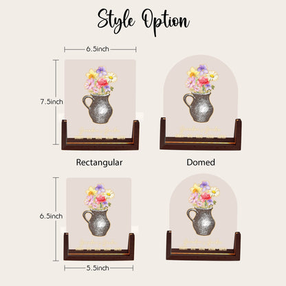 Personalized Mother's Day Gift for Grandma, Birth Flower Night Light, Custom Kids Names Acrylic Plaque, Grandma's Garden LED Lamp, Nana Gift - product image 5