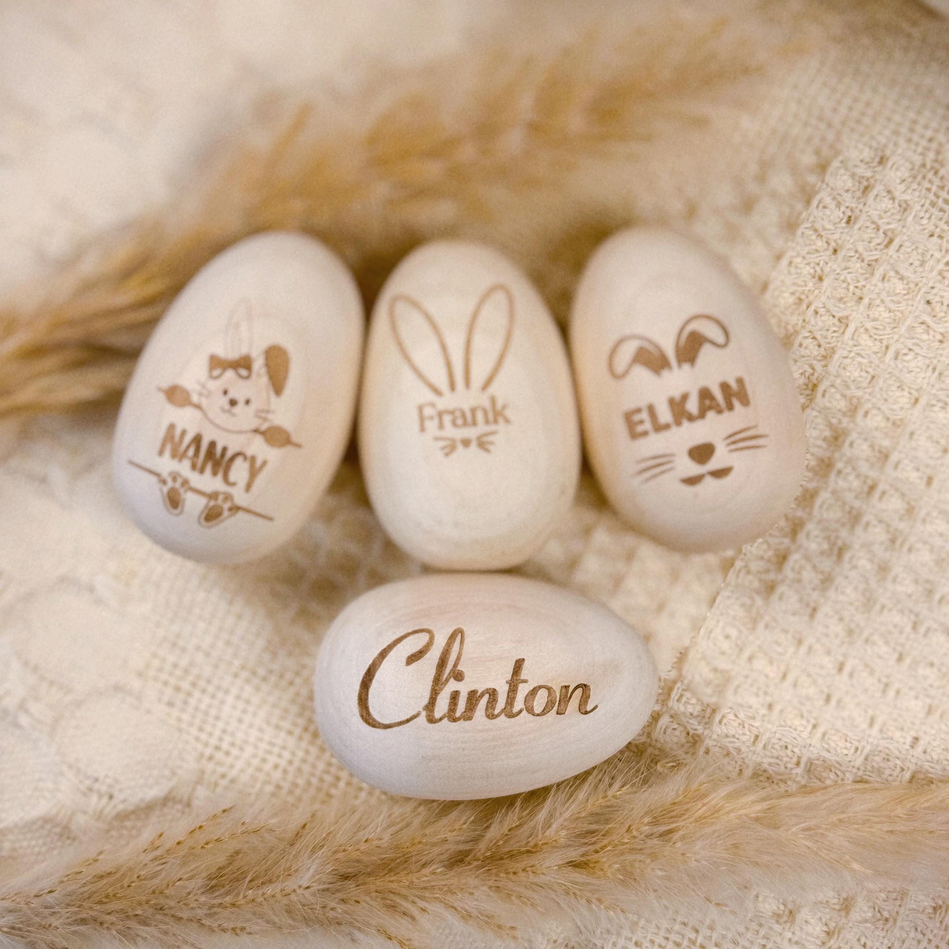 Personalized Easter Egg Shaker –Engraved Wooden Musical Instrument,Custom Kids Gift,Easter Basket Toy, Holiday Keepsake, Fun Spring Activity - product image 4