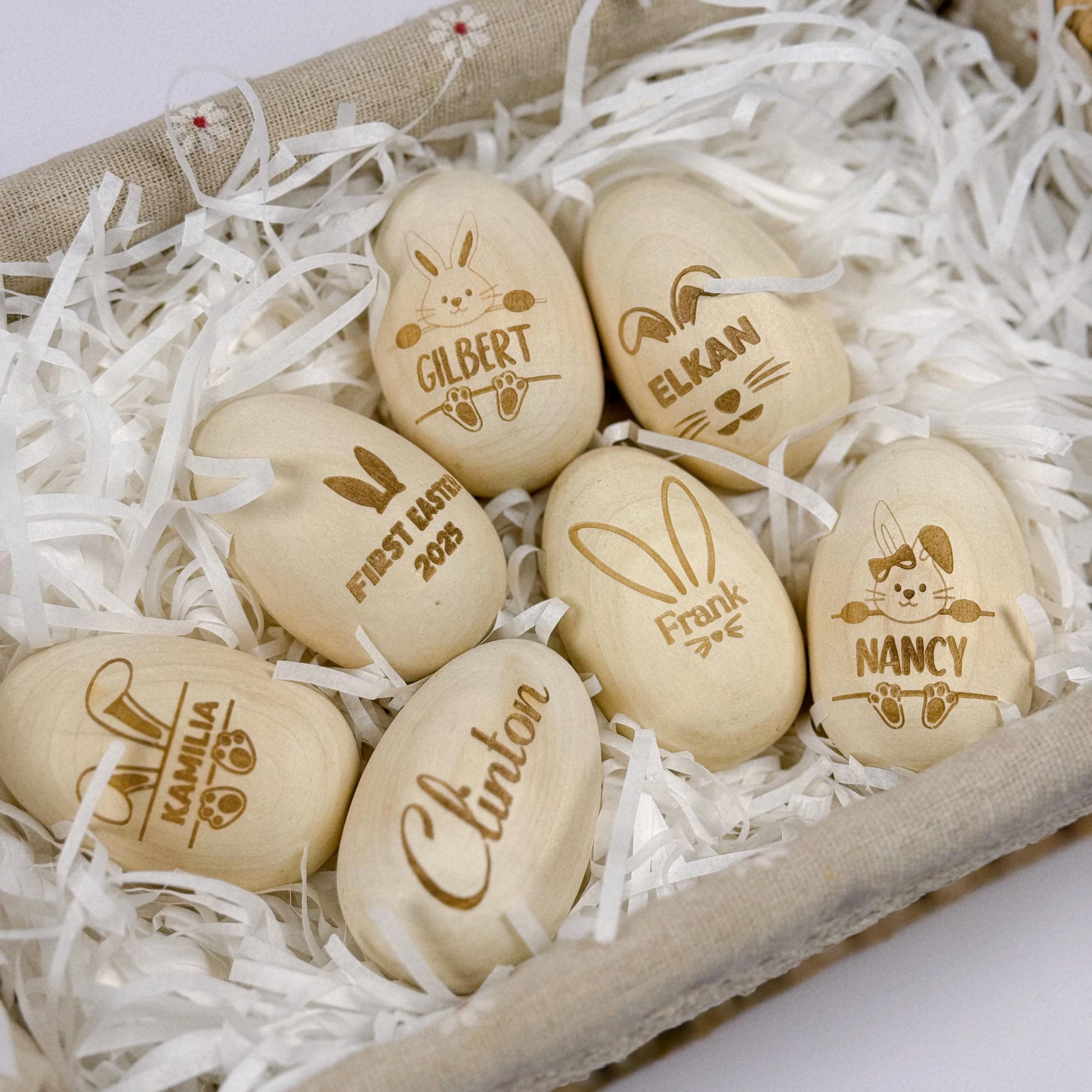 Personalized Easter Egg Shaker –Engraved Wooden Musical Instrument,Custom Kids Gift,Easter Basket Toy, Holiday Keepsake, Fun Spring Activity - product image 6