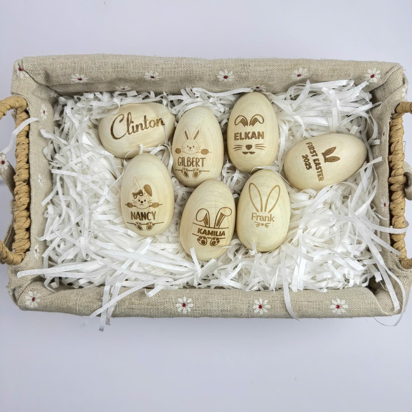 Personalized Easter Egg Shaker –Engraved Wooden Musical Instrument,Custom Kids Gift,Easter Basket Toy, Holiday Keepsake, Fun Spring Activity - product image 8