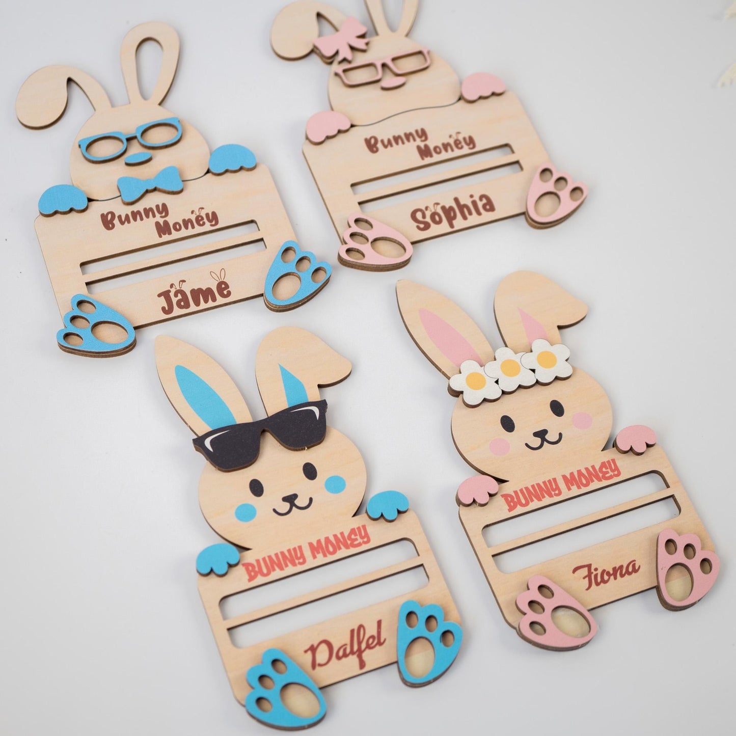Custom Personalized Easter Bunny Money Holder – Unique Easter Gift Idea, Kids Easter Surprise, Holiday Keepsake, Fun Spring Gift - product image 6