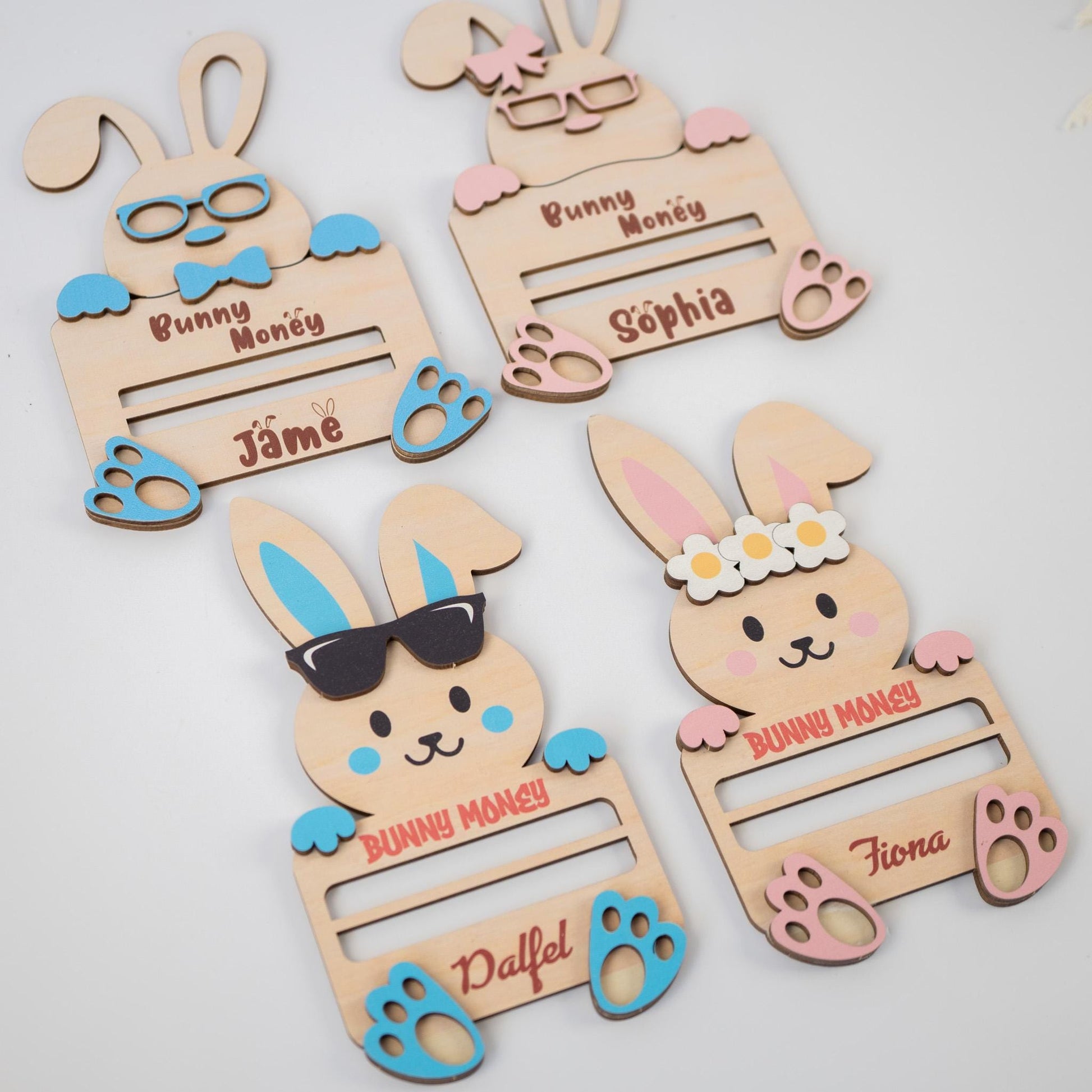 Custom Personalized Easter Bunny Money Holder – Unique Easter Gift Idea, Kids Easter Surprise, Holiday Keepsake, Fun Spring Gift - product image 6