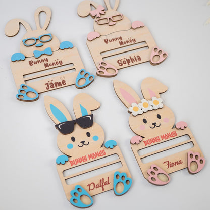 Custom Personalized Easter Bunny Money Holder – Unique Easter Gift Idea, Kids Easter Surprise, Holiday Keepsake, Fun Spring Gift - product image 6