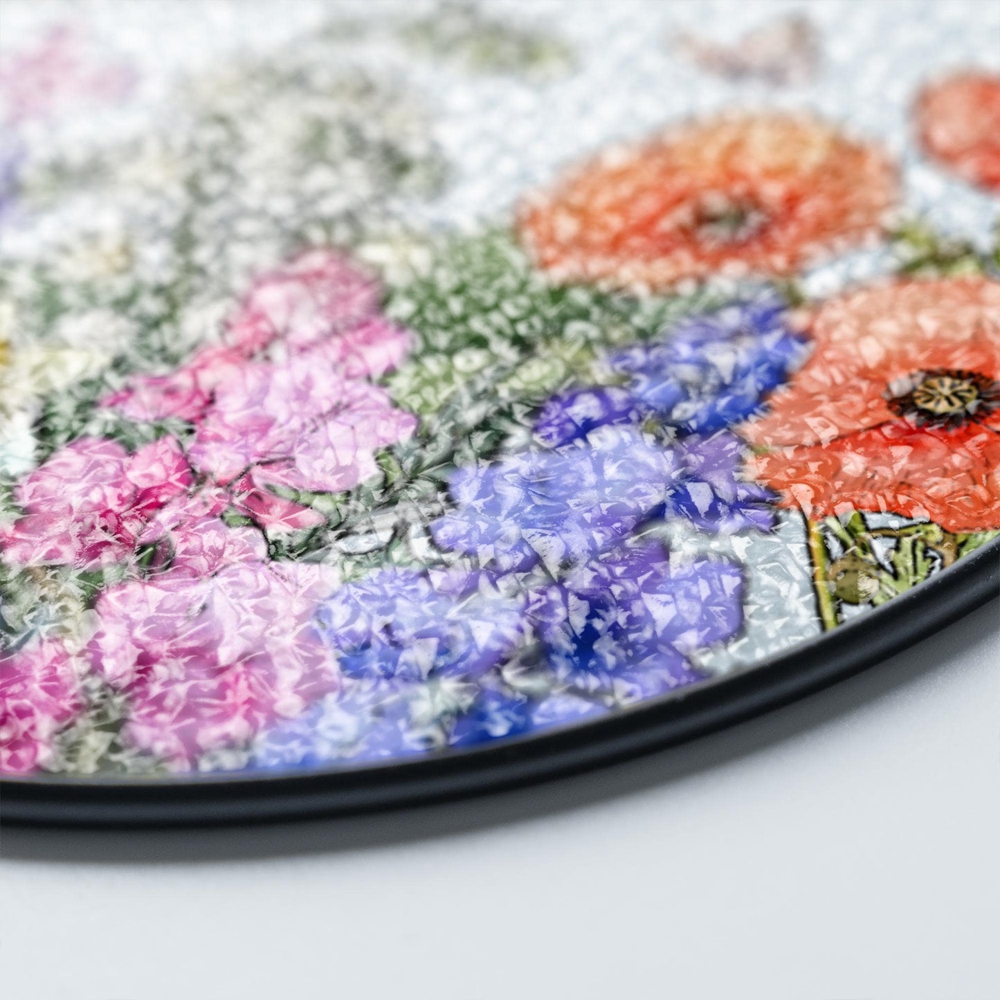 Mom’s Garden Glass Suncatcher – Custom Flower Ornament Gift, Personalized Floral Panel, Mother Grandma Birthday Decor, Spring Window Art - product image 6