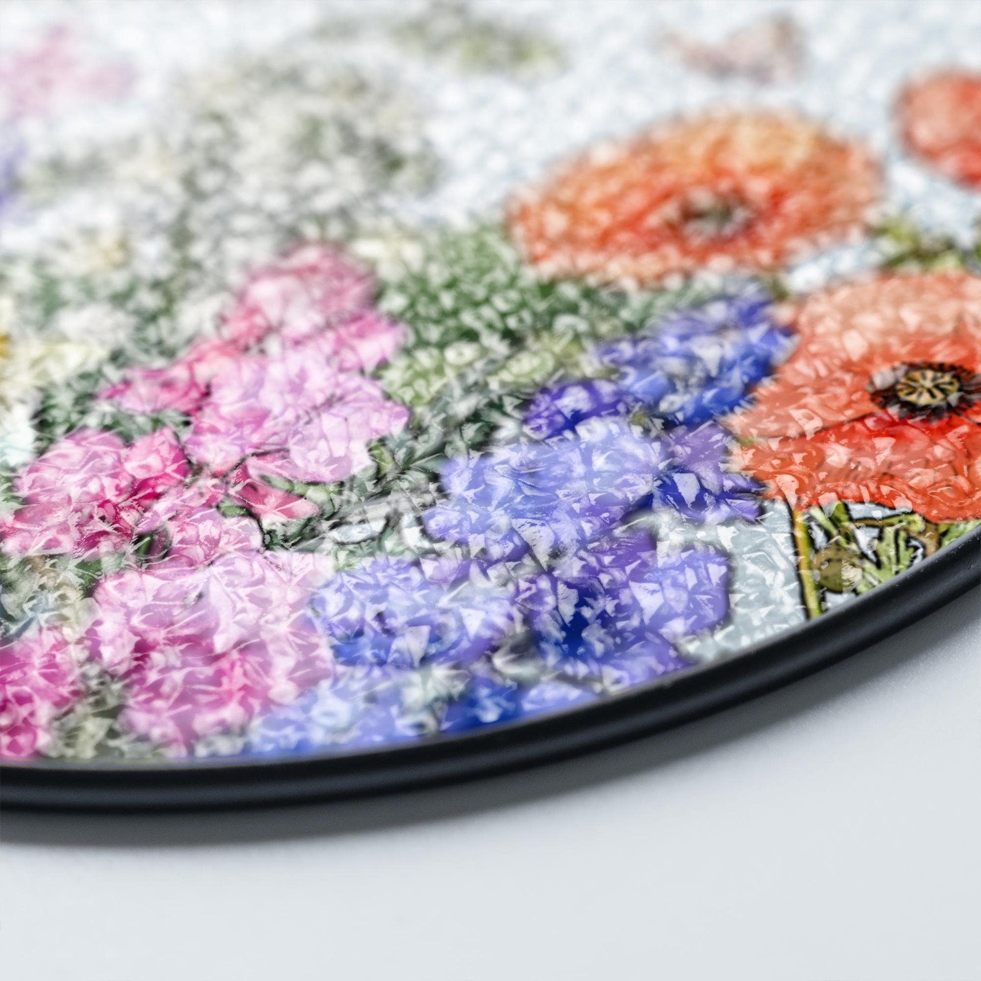 Mom’s Garden Glass Suncatcher – Custom Flower Ornament Gift, Personalized Floral Panel, Mother Grandma Birthday Decor, Spring Window Art - product image 6
