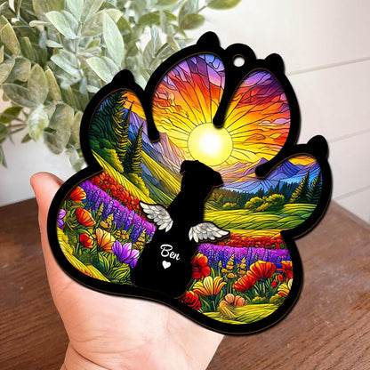 Personalized Dog Memorial Suncatcher – Custom Pet Loss Gift, Remembrance Keepsake for Dog Lovers & Pet Owners - product image 4