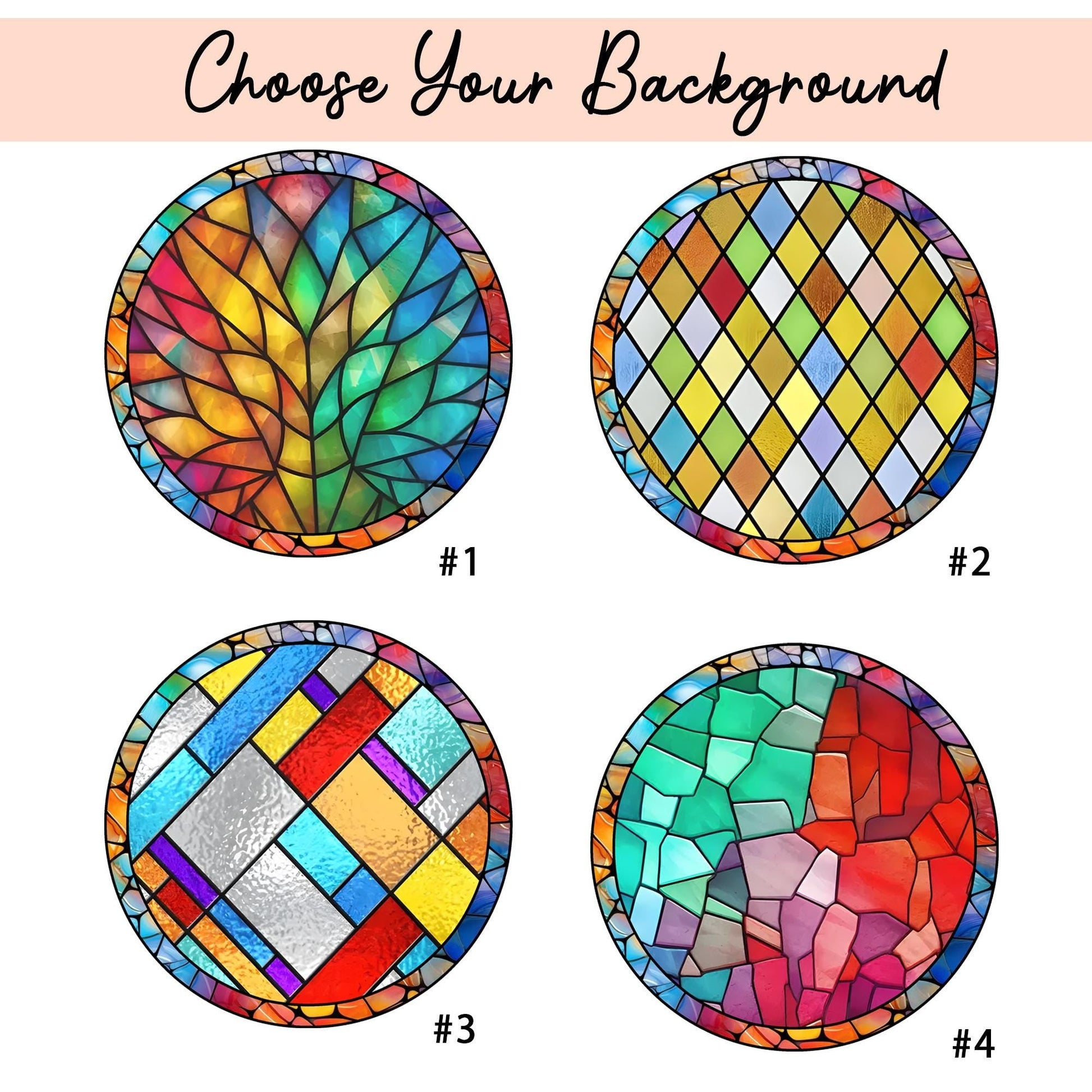Custom Dog Portrait From Photo Suncatcher, Colorful Stained Glass Pet Art, Personalized Dog Lover Gift, Window Decal - product image 2