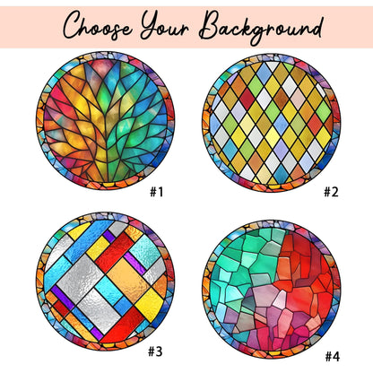 Custom Dog Portrait From Photo Suncatcher, Colorful Stained Glass Pet Art, Personalized Dog Lover Gift, Window Decal - product image 2