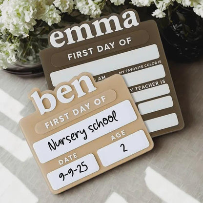 Personalized Acrylic School Board, Custom First & Last Day of School Sign, Milestone Photo Prop, Back to School Decoration, Student Gift - product image 2