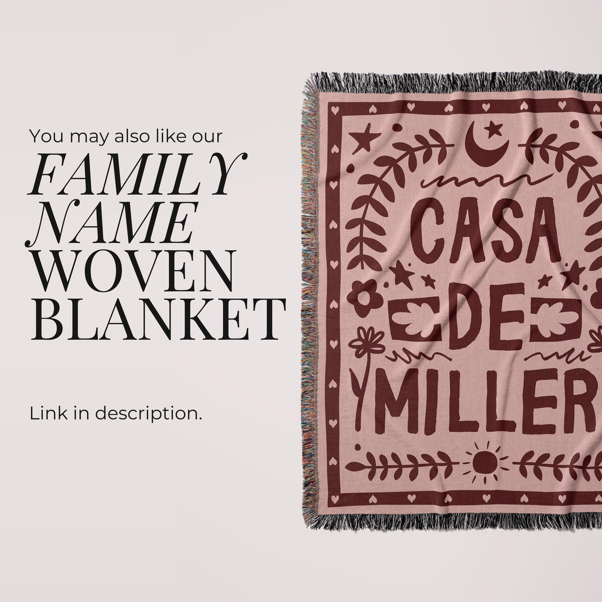 Personalized Camping Throw Blanket Outdoorsy Couple Gift for Nature Lover Tapestry with Family Name Camp Blanket Adventure Couple Keepsake - product image 11