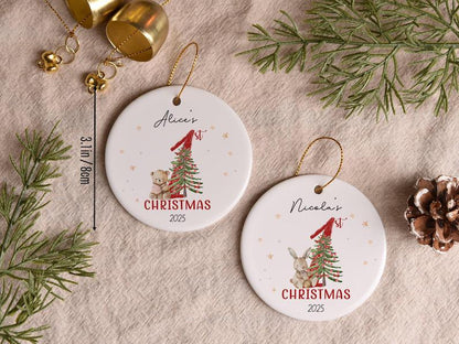 Baby’s First Christmas Ornament 2026 | Custom Baby Keepsake | Personalized Newborn Gift | Baby 1st Xmas Bauble | Kids Christmas Decoration - product image 6