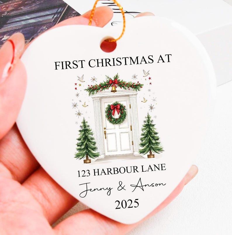 Personalized New Home Ornament 2026 | First Christmas in Our New Home Bauble | Custom Housewarming Gift | New Home Christmas Decor - product image 2
