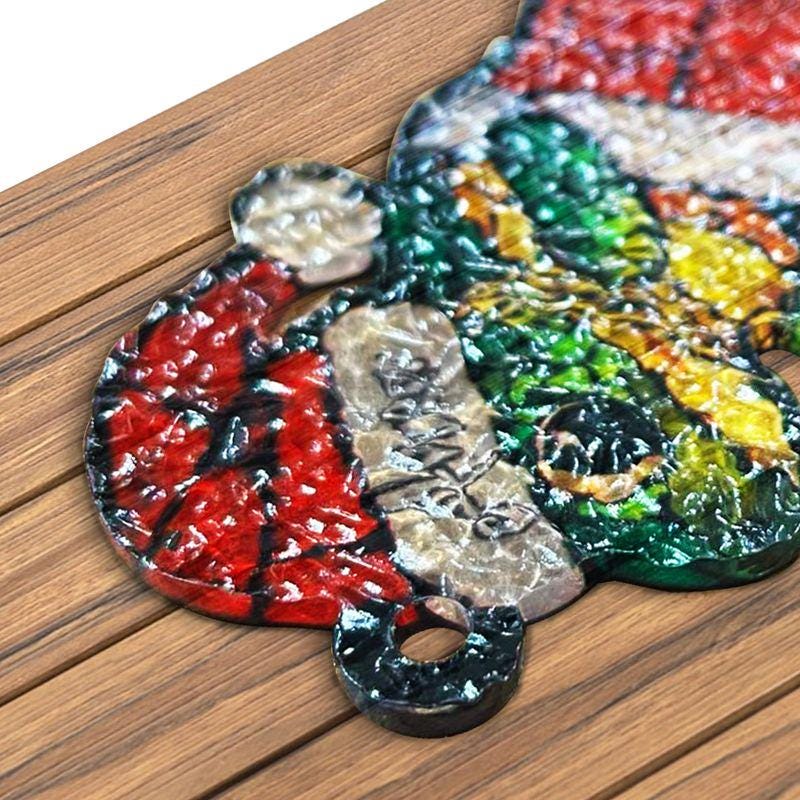 Personalized Book and Flower Suncatcher–Custom Acrylic 2D Window Hanging Decor – Literary Floral Gift – Rainbow Sun Catcher for Book Lovers - product image 4