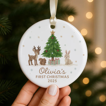 baby's first christmas ornament personalized, babies 1st year gift - product image 2