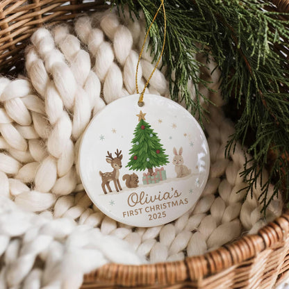 baby's first christmas ornament personalized, babies 1st year gift - product image 3