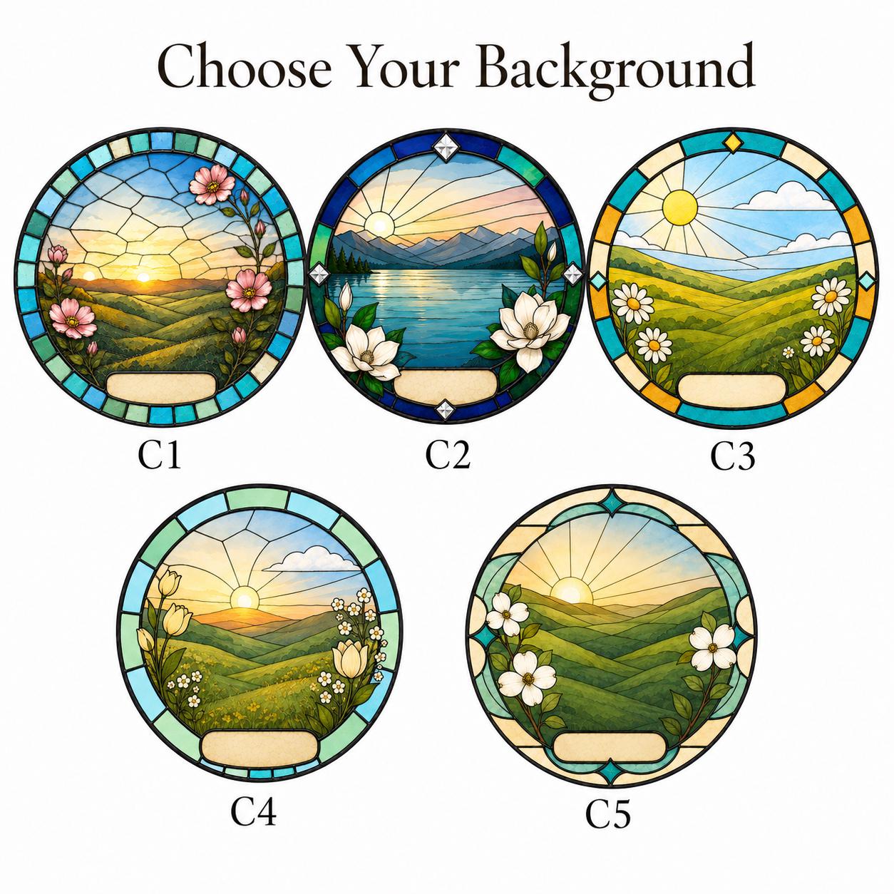 Personalized Pet Portrait Stained Glass Suncatcher – Custom Dog or Cat Gift, Pet Loss Memorial Keepsake - product image 3