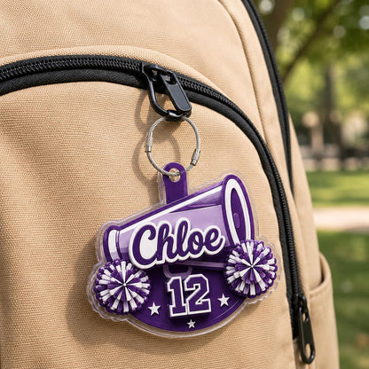 Nametag Personalized Keychain Diaper Bag Tag Lunch Box Tag Daycare Label Bag Charm Kids Keychain Name Bag Tag Luggage Tags Gift - product image 5
