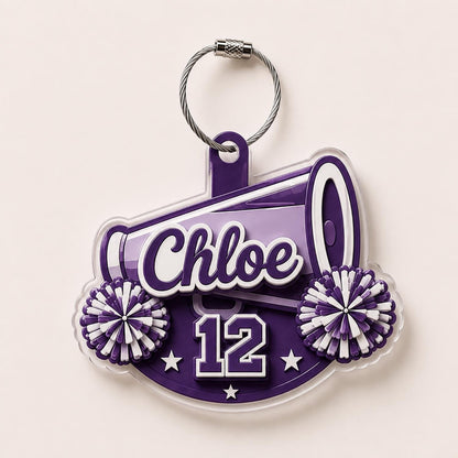 Nametag Personalized Keychain Diaper Bag Tag Lunch Box Tag Daycare Label Bag Charm Kids Keychain Name Bag Tag Luggage Tags Gift - product image 8