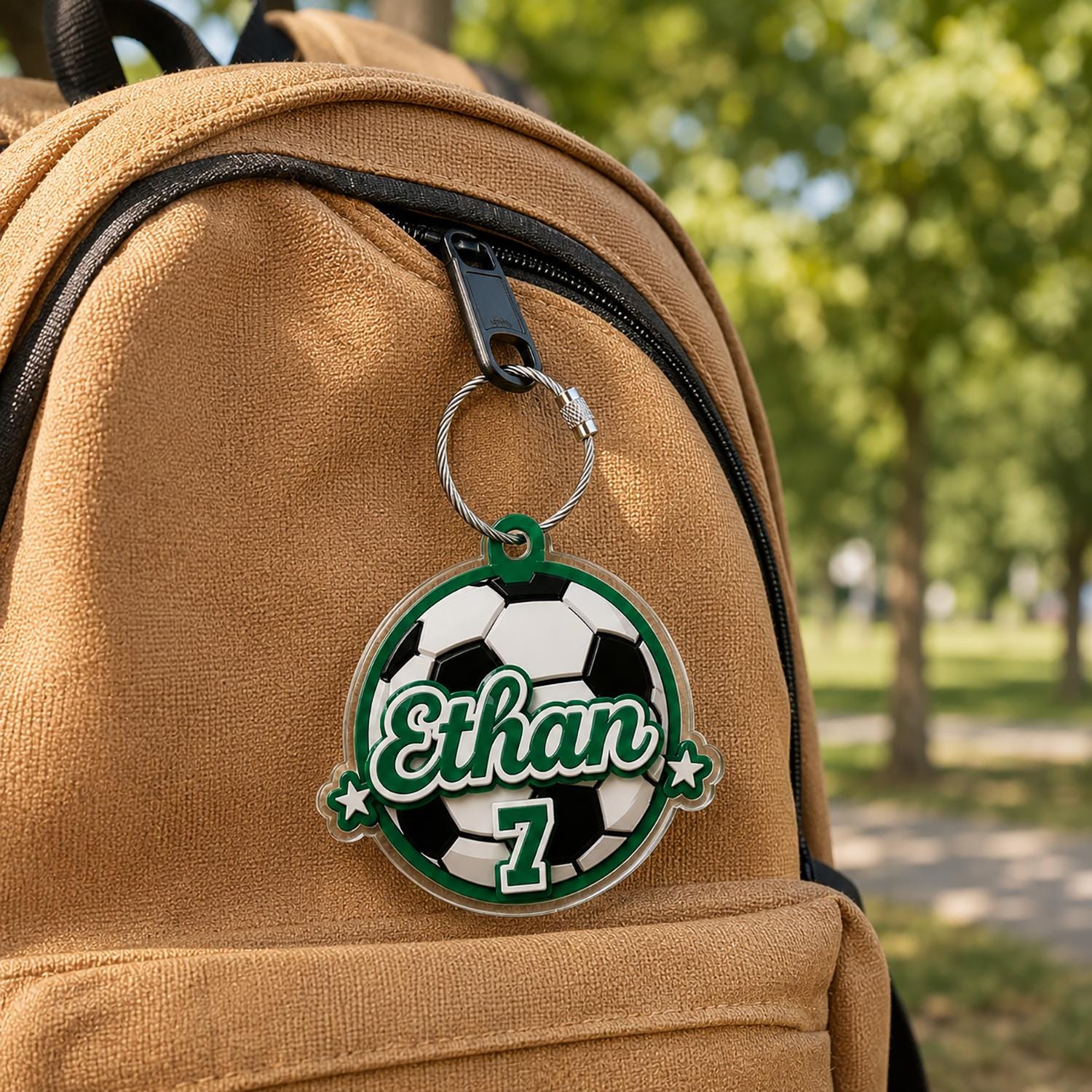 Nametag Personalized Keychain Diaper Bag Tag Lunch Box Tag Daycare Label Bag Charm Kids Keychain Name Bag Tag Luggage Tags Gift - product image 4