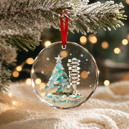 Family Names Christmas Ornament,Family Christmas Ornament 2026,Family of 3/4/5/6 With Pet Christmas Keepsake,2026 Christmas Gift For Family - product image 5