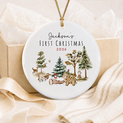Personalized Baby's First Christmas Ornament 2026, Baby Shower Photo Keepsake - product image 11