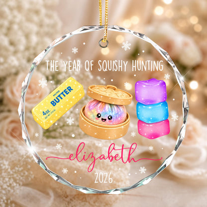 Personalized Squishy Christmas Ornament 2026: Kids Name Ornament, Viral Dumpling Squishy Gift, Girls Christmas Gift, Year Of Squishy Hunting - product image 7
