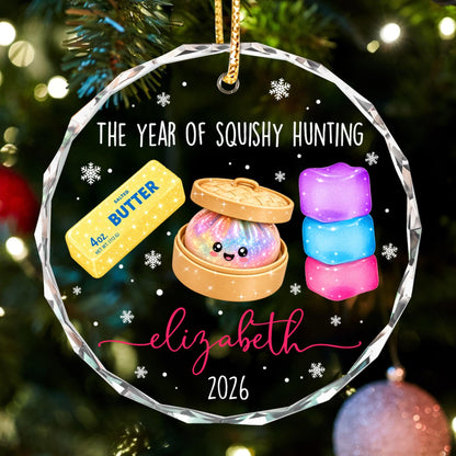 Personalized Squishy Christmas Ornament 2026: Kids Name Ornament, Viral Dumpling Squishy Gift, Girls Christmas Gift, Year Of Squishy Hunting - product image 10