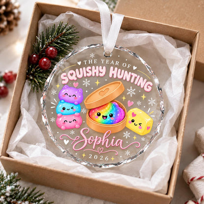 Personalized Squishy Christmas Ornament, Year of Squishy Hunting Ornament, Custom Name Dumpling Gift, Kids Xmas Keepsake, Squishy Lover Gift - product image 12