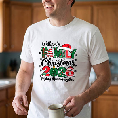 Personalized Family Christmas 2026 Shirt, Custom Name T-Shirt, Sweatshirt & Hoodie